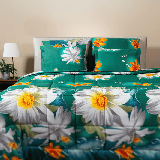 Zelesta Comfort Design Couette Été - Fleurs de printemps