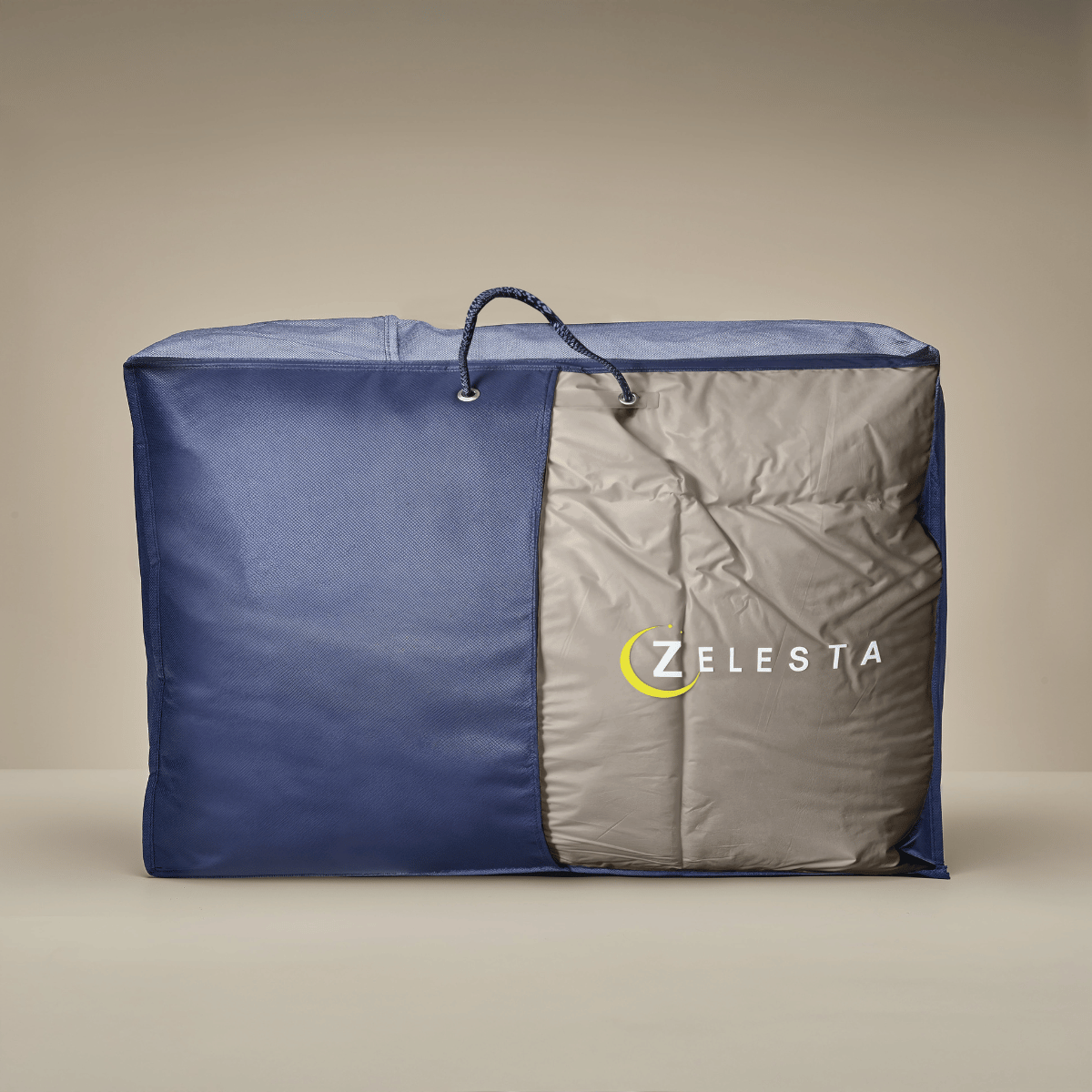 Zelesta Deluxe Uni Satin Cotton Duvet - Walnut Brown