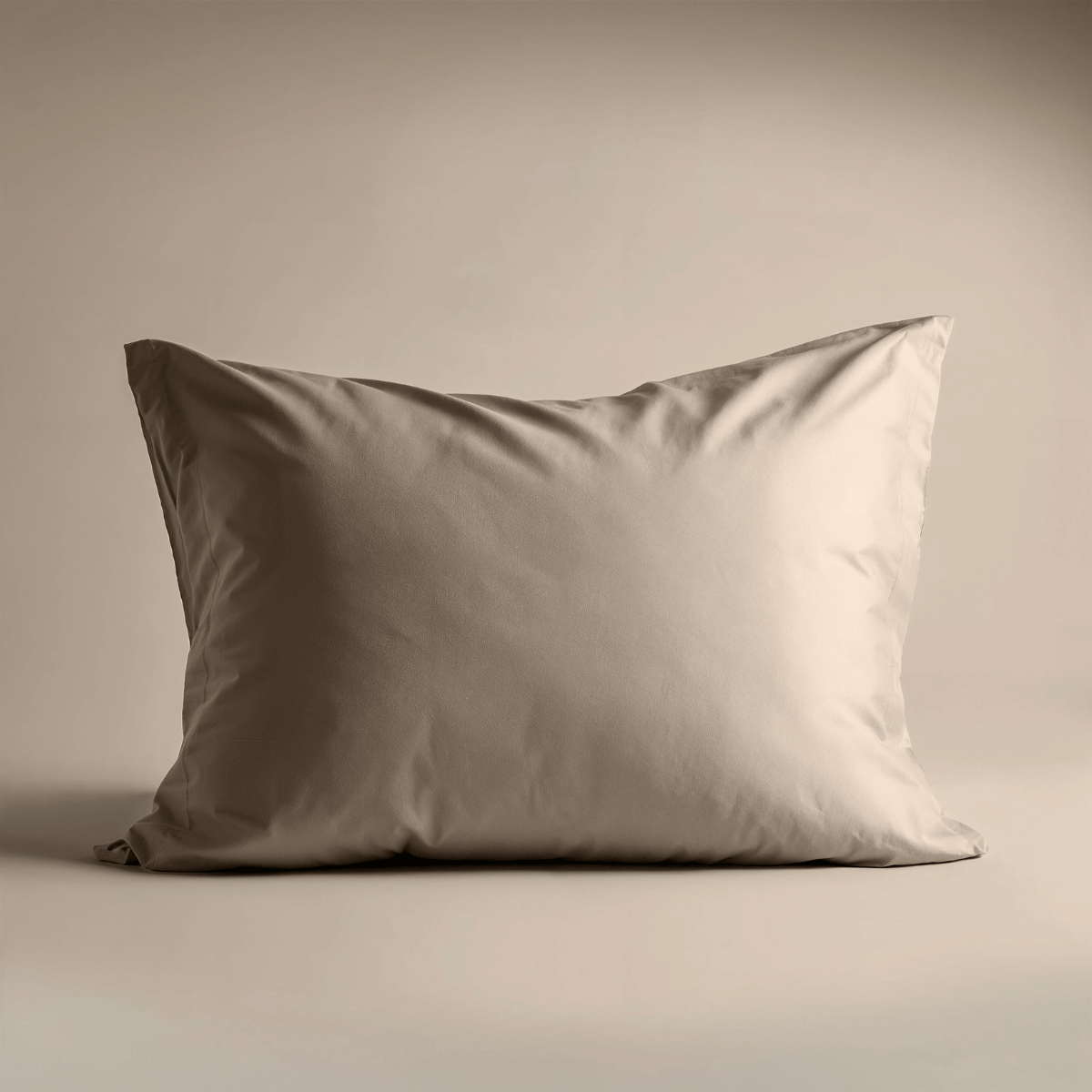 Zelesta Deluxe Uni Satin Cotton Pillowcase Set Of 2 - Walnut Brown, product view 2