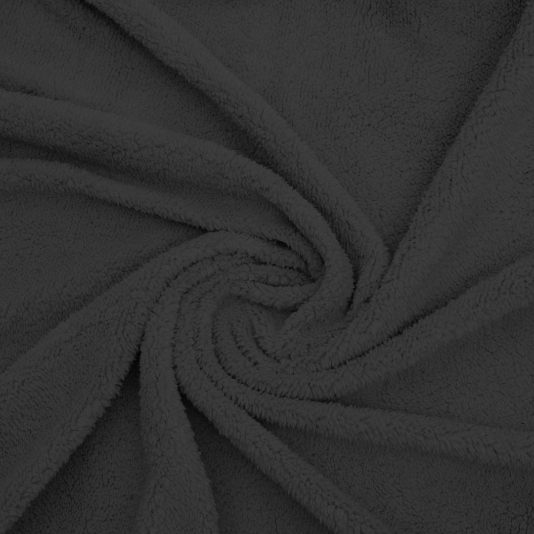 Zelesta Teddy Pillowcase Set Of 2 - Anthracite