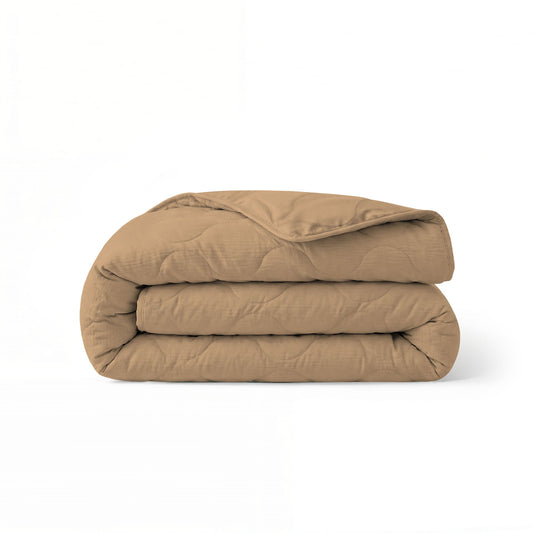 Zelesta Special Mousseline Zomerdekbed - Warm Zacht Beige