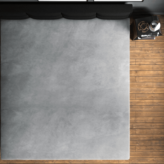 Zelesta Grey Velvet Fitted Sheet image