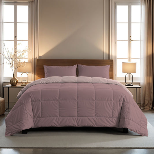 Zelesta Comfort Duo Couette - Rose poudré & Rose clair