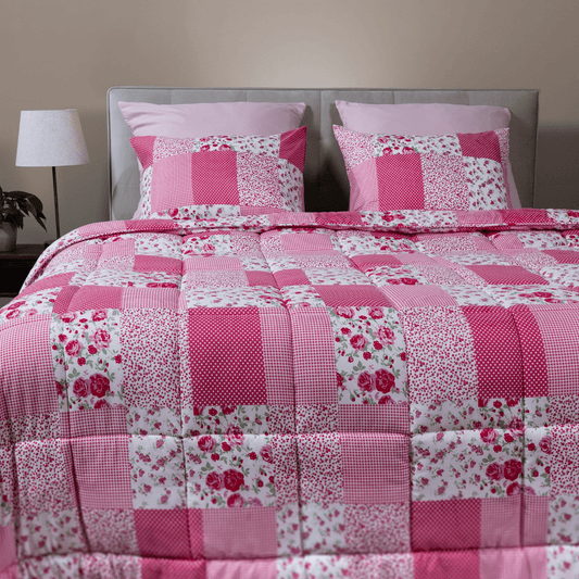 Zelesta Comfort Design Duvet - Patchwork Pink