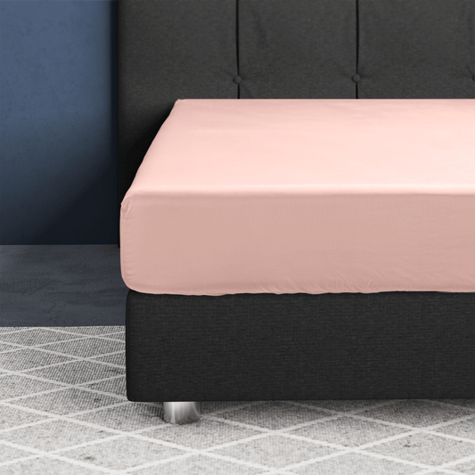 Zelesta Primaviera Satin Deluxe Fitted Sheet Pink image