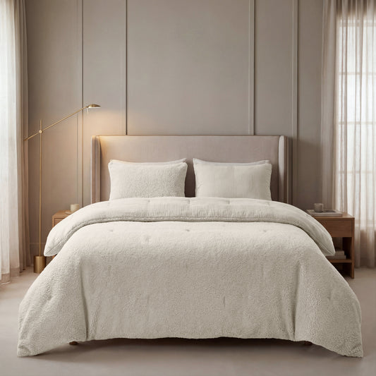 Zelesta Special Teddy Cotton Muslin Duvet - Beige