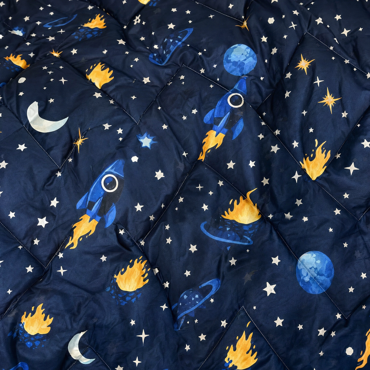 Zelesta Comfort Glow in the Dark Couette - Voyage spatial