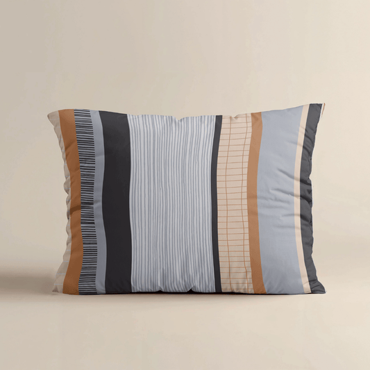 Zelesta Comfort Design Kussenslopen Set Van 2 - Blauwe Strepen