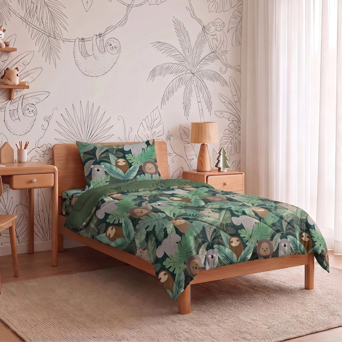 Zelesta Comfort Kids Dekbed - Jungle Fantasy
