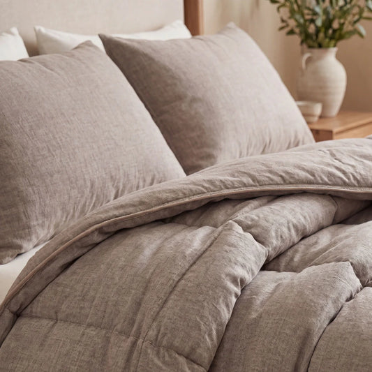 Zelesta Comfort Structure Taies d'oreiller Lot de 2 - Anthracite