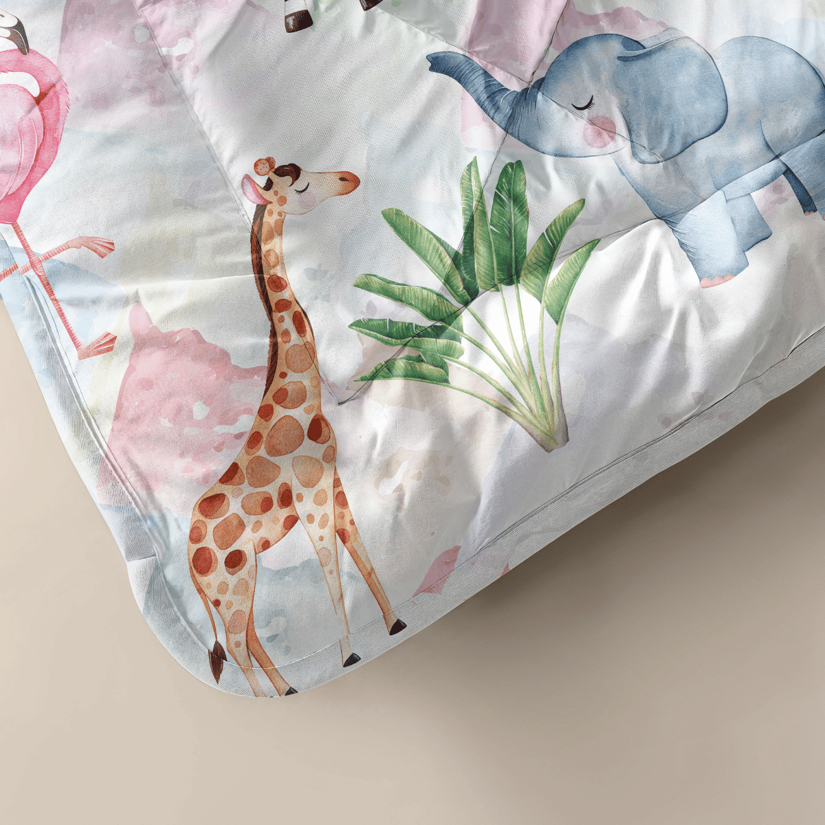 Zelesta Comfort Kids Dekbed - Kleurrijke Dieren