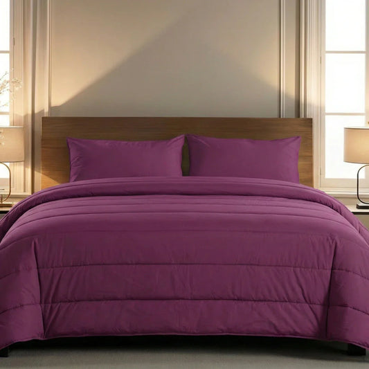 Zelesta Comfort Uni Couette Été - Bordeaux