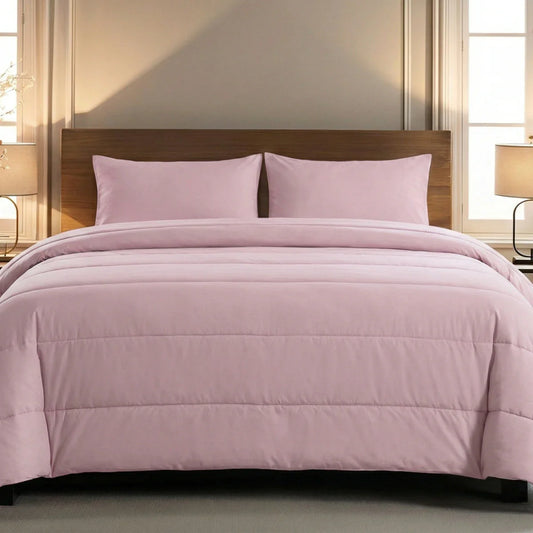 Zelesta Comfort Uni Couette - Rose poussiéreux
