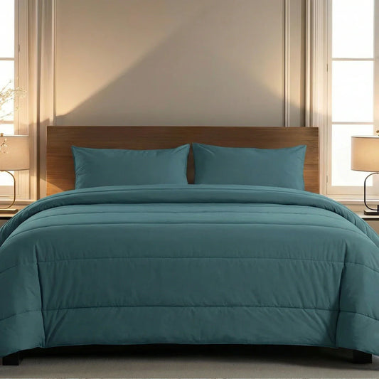 Zelesta Comfort Uni Duvet - Sea Green