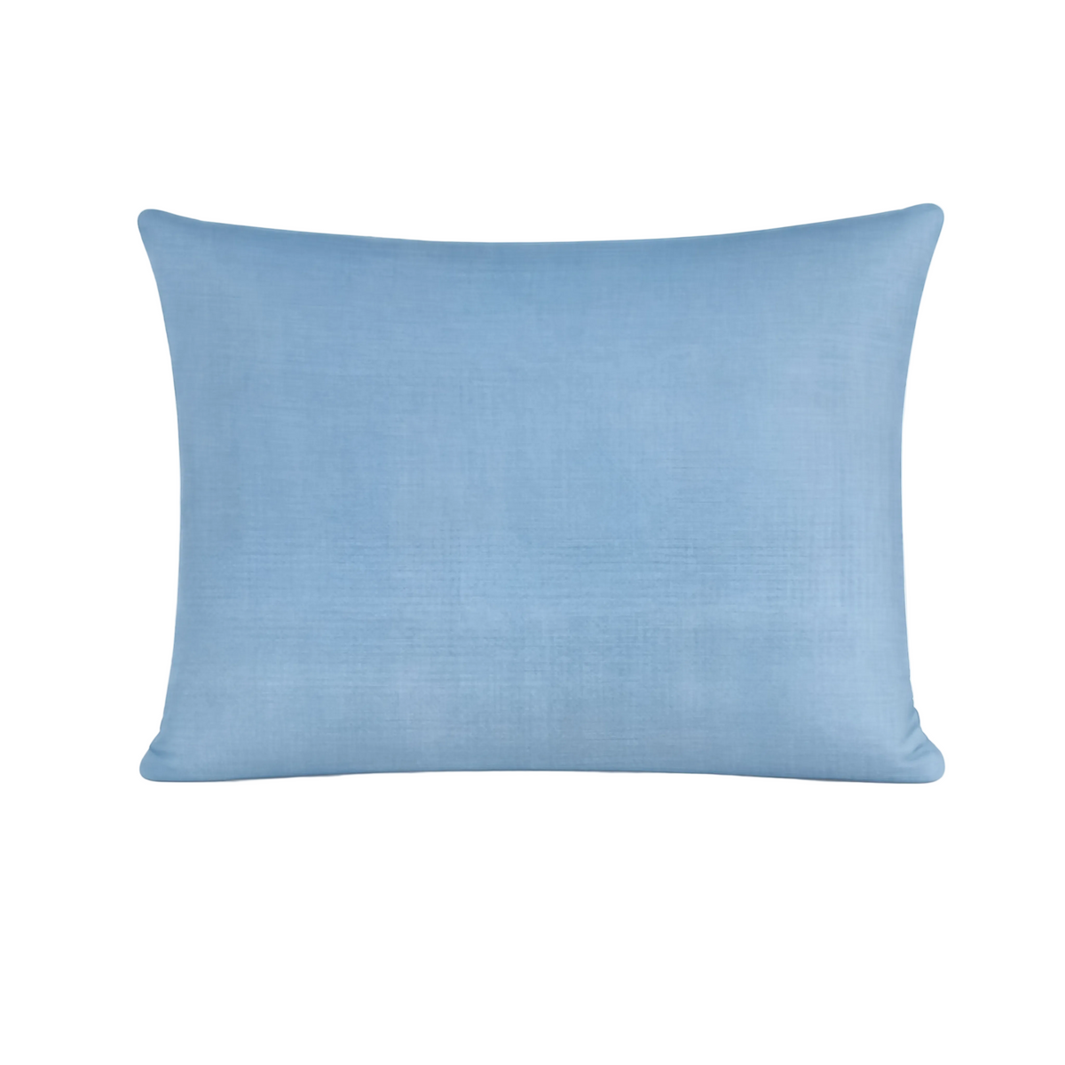 Taie d'Oreiller Zelesta Comfort Uni Sans Coutures Lot de 2 - Bleu Glacier