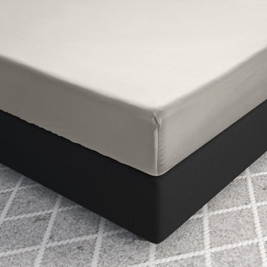 Zelesta Primaviera Satin Deluxe Fitted Sheet Cream image