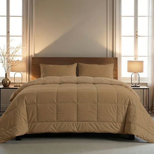 Zelesta Pure Uni Cotton Summer Duvet - Cocoa Brown