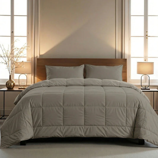 Zelesta Pure Uni Cotton Duvet - Anthracite Grey