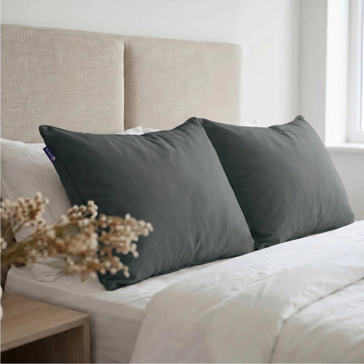 Zelesta Comfort Washable Pillow - Anthracite