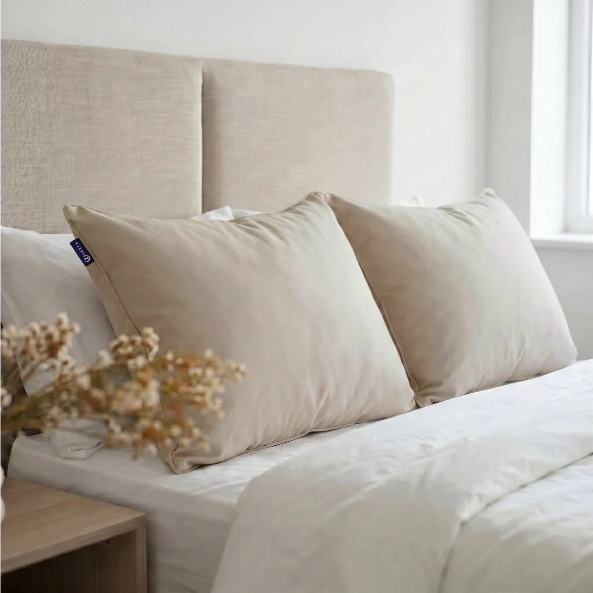 Zelesta Comfort Washable Pillow - Sand Beige