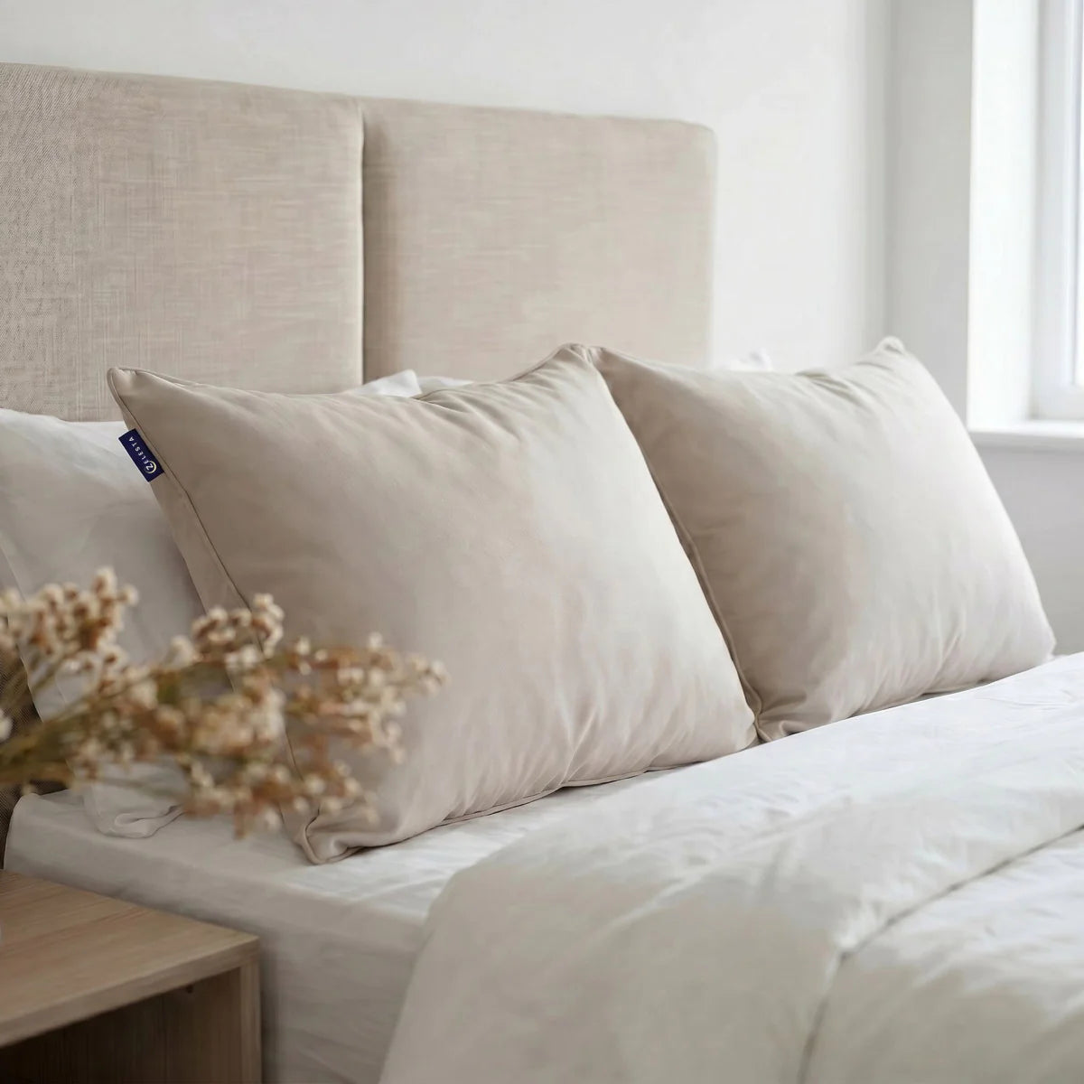 Zelesta Comfort Washable Pillow - Taupe