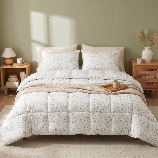 Zelesta Comfort Design Couette Été - Floraison de printemps