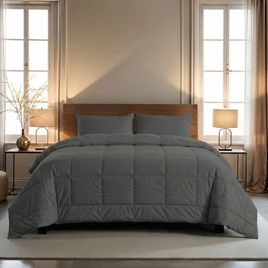 Zelesta Comfort Uni Couette - Gris pierre