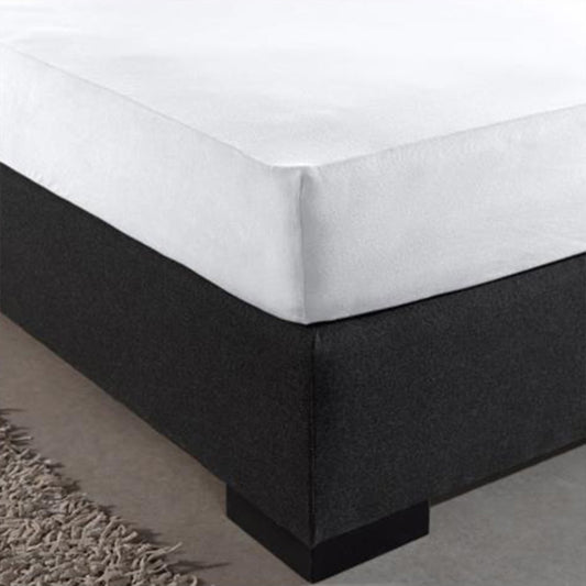 Zelesta Double Jersey Fitted White Sheet image