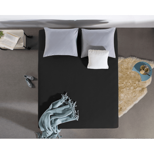 Zelesta Single Jersey Fitted Sheet Black image