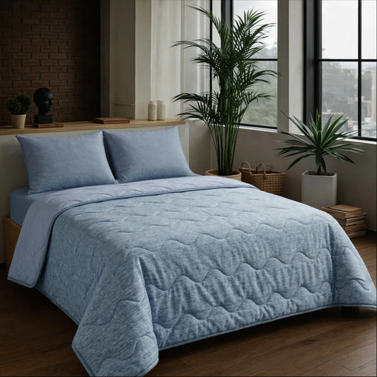Zelesta Special Cooling Blend Summer Duvet - Serene Blue
