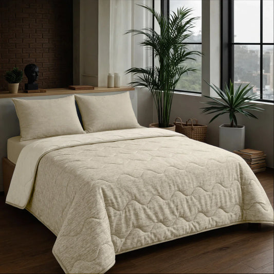 Zelesta Special Cooling Blend Summer Duvet - Ivory Sand