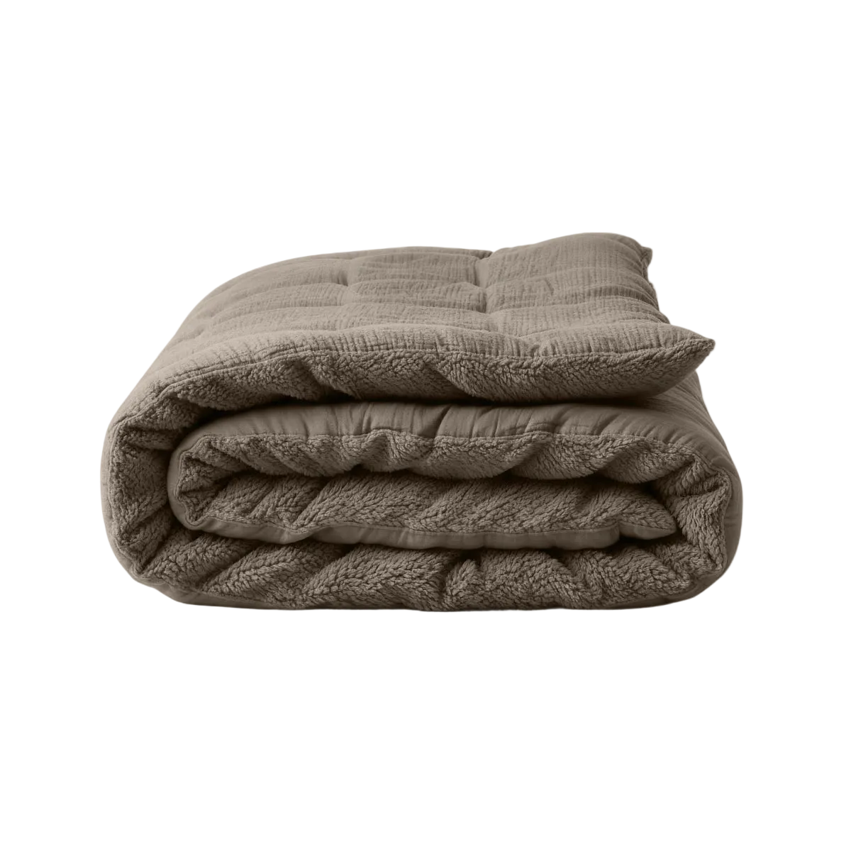 Zelesta Special Teddy Katoenen Mousseline Dekbed - Taupe