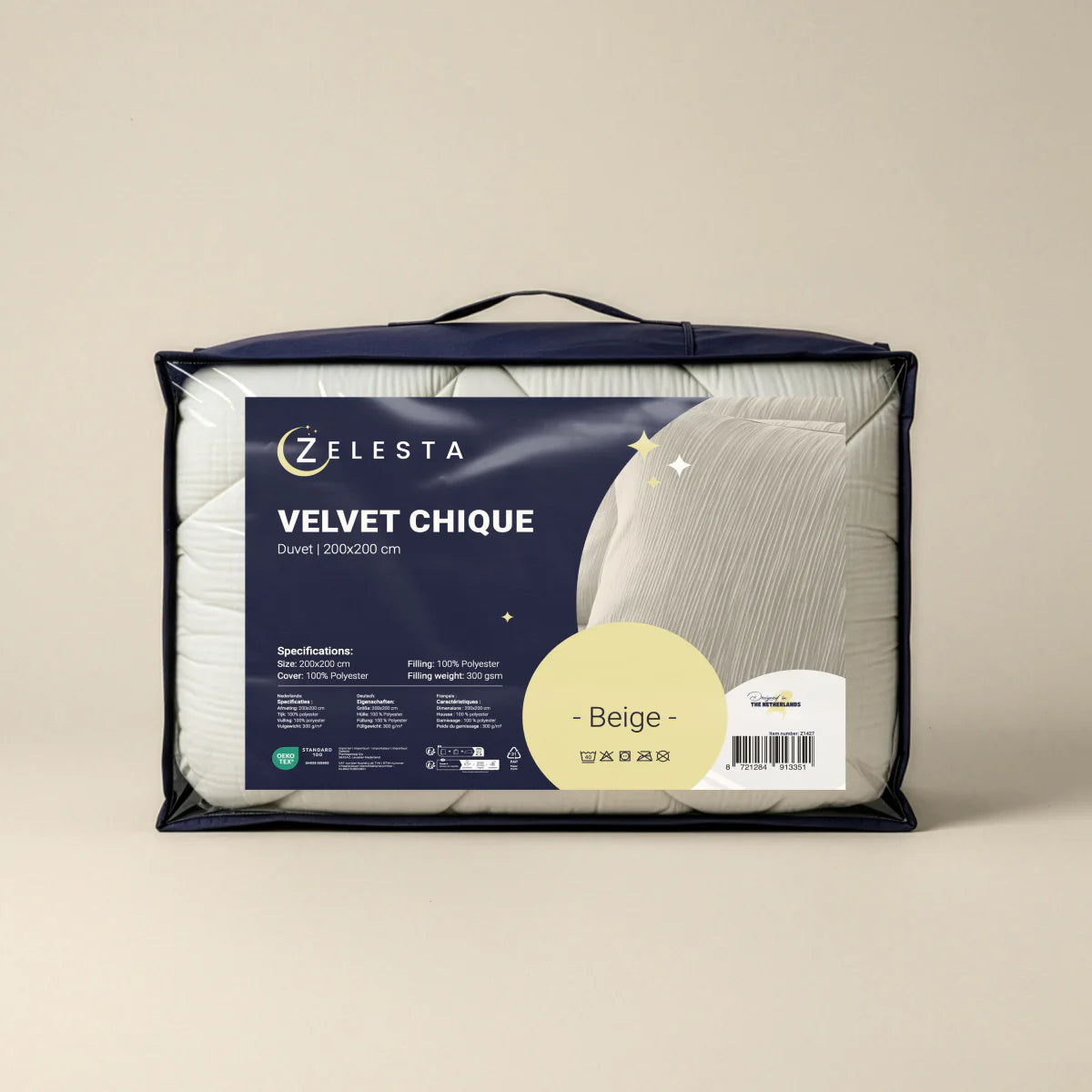 Zelesta Special Velvet Chic Couette - Beige