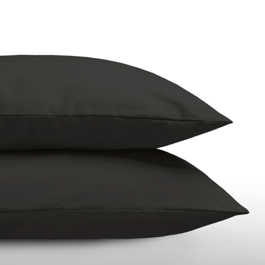 Zelesta Everyday Uni Pillowcase Set Of 2 - Black