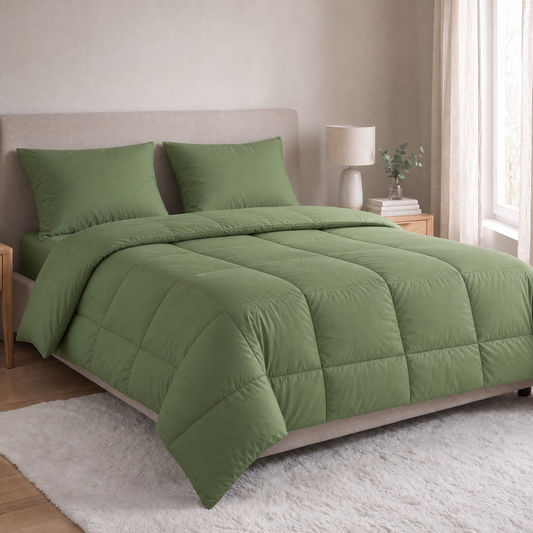 Zelesta Comfort Uni Kussensloop Set Van 2 - Saliegroen