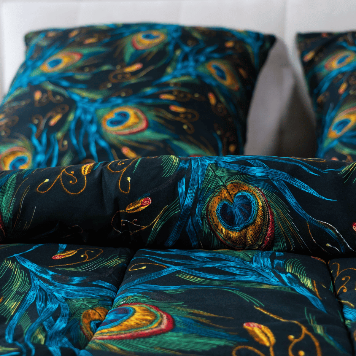 Zelesta Comfort Design Couette Été - Plumes de paon