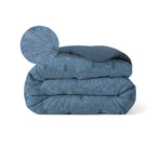 Couette Zelesta Comfort Design Sans Coutures - Botanical Line Art Blue
