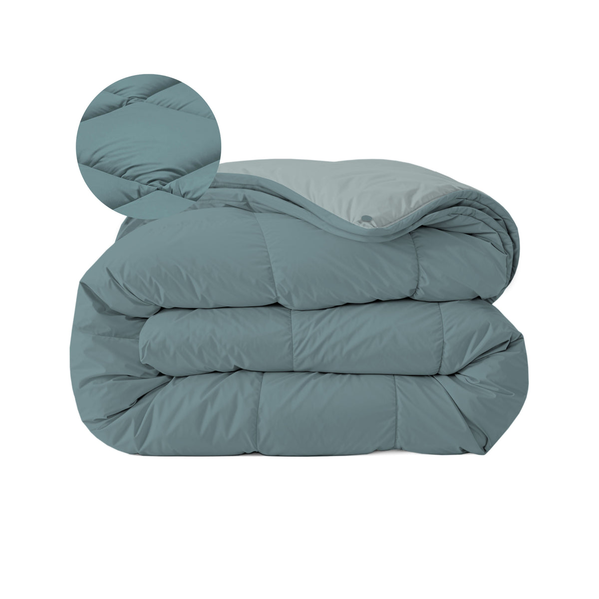 Zelesta Comfort Duo 4-Seizoenen Dekbed - Blauwgroen & Blauw