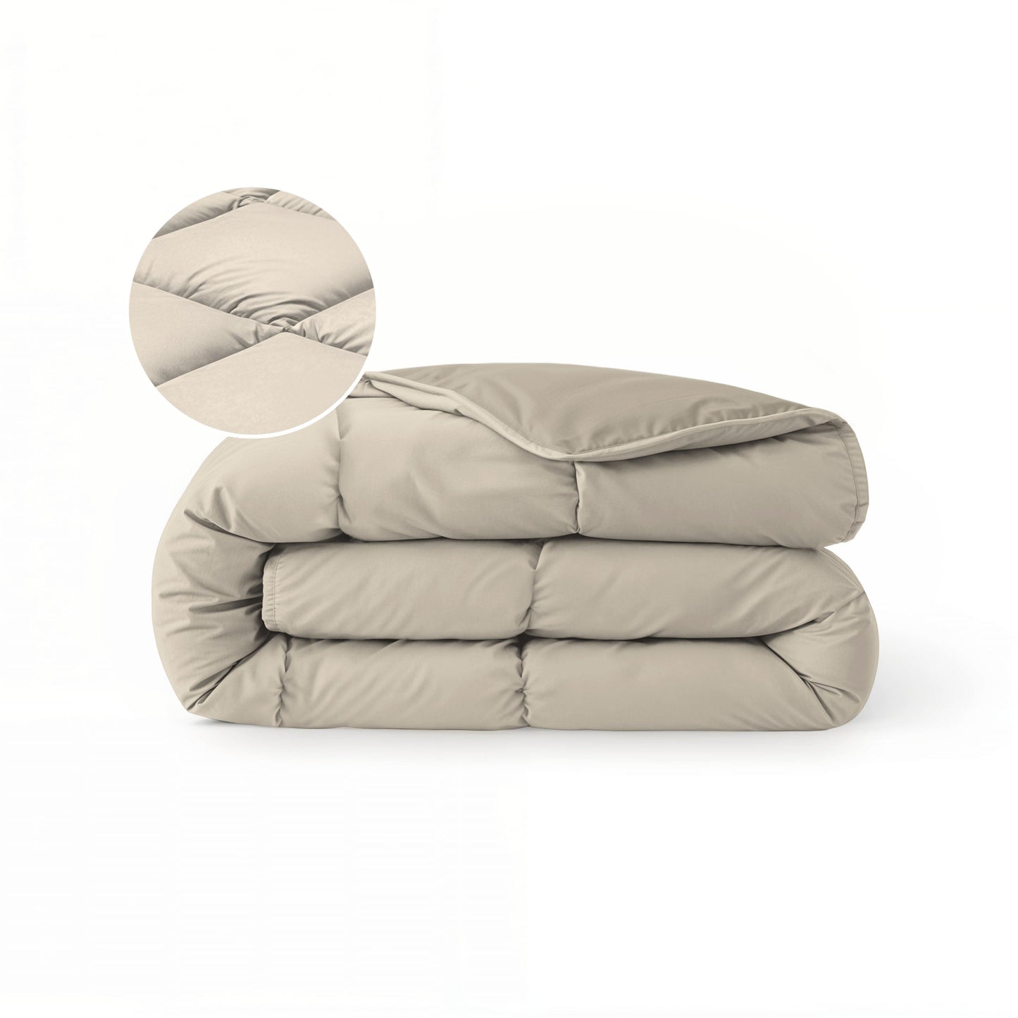 Zelesta Comfort Duo Couette Été - Taupe & Champagne