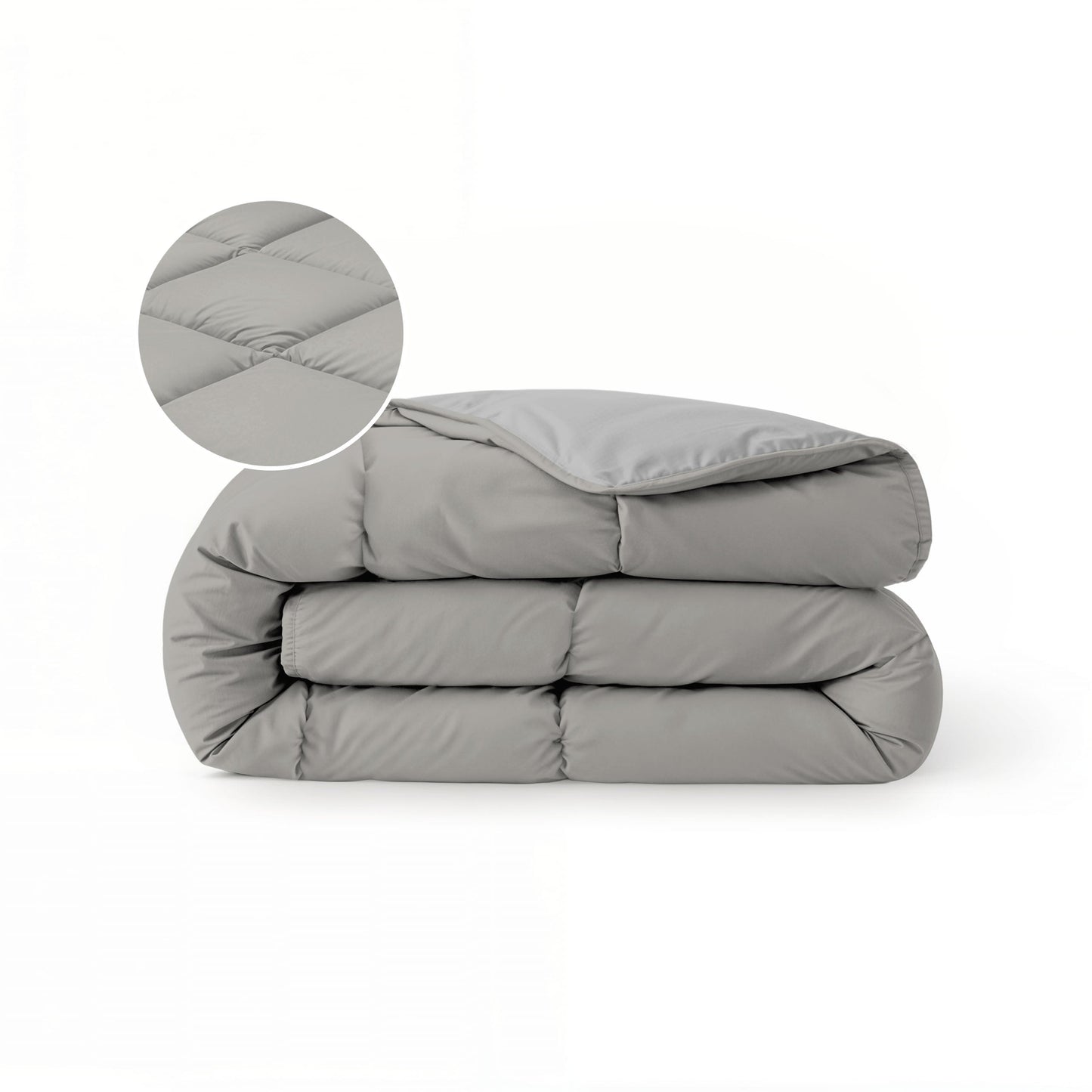 Zelesta Comfort Duo Couette Été - Gris & Gris doux