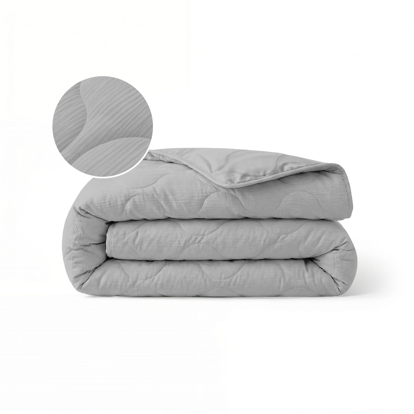 Zelesta Special Muslin Summer Duvet - Light Grey