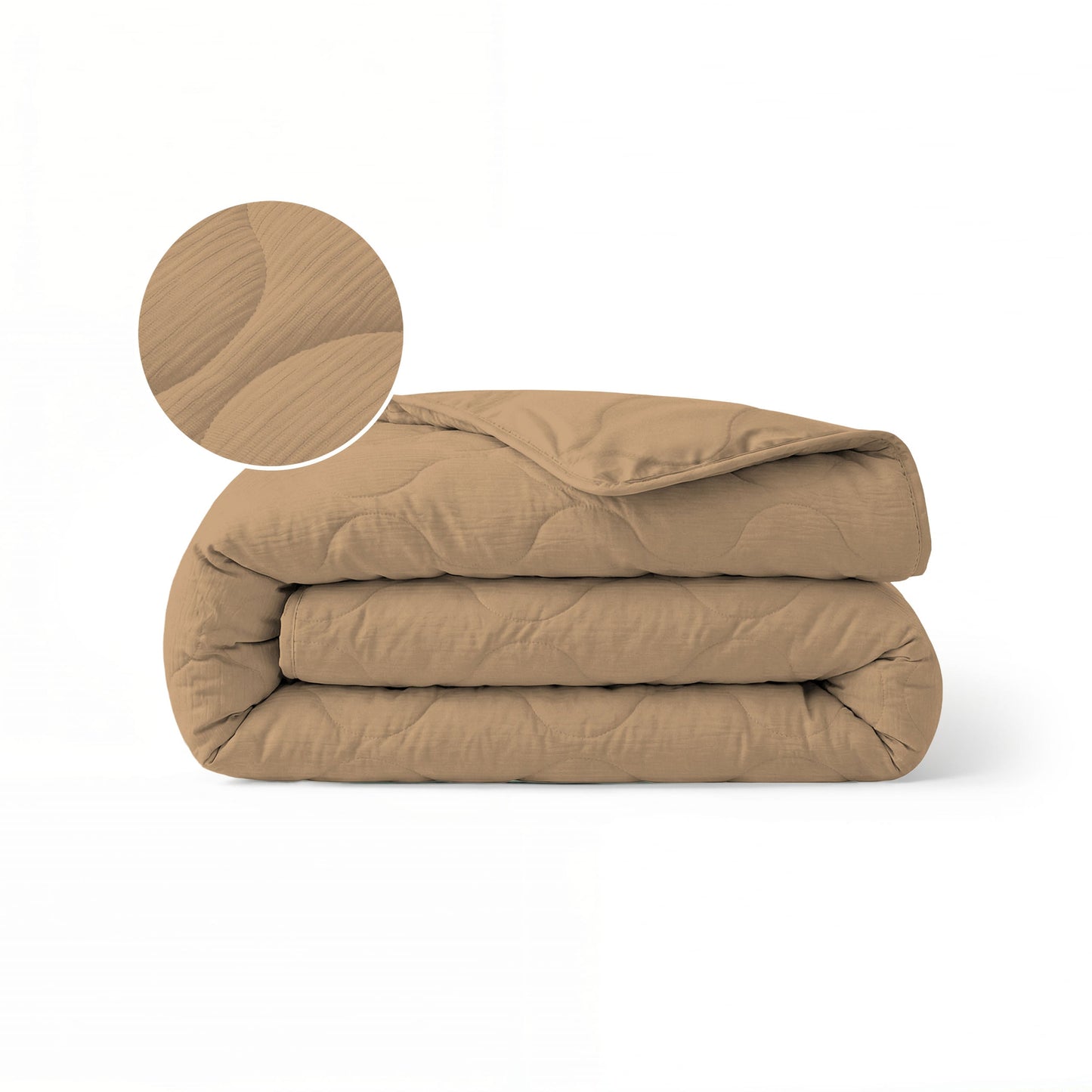 Zelesta Special Muslin Couette Été - Beige doux chaud