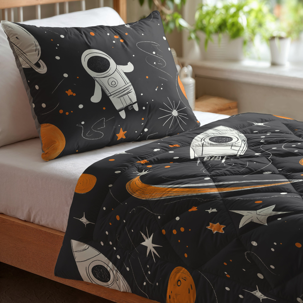 Zelesta Pure Kids Cotton Couette - Astronaute