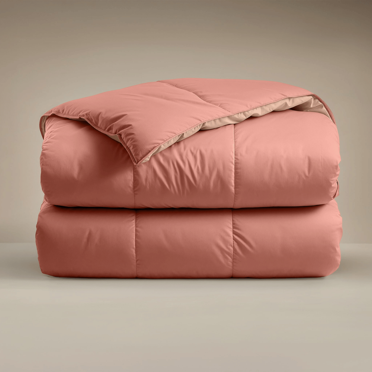 Zelesta Deluxe Duo Percale Katoenen Dekbed - Zalm & Perzik