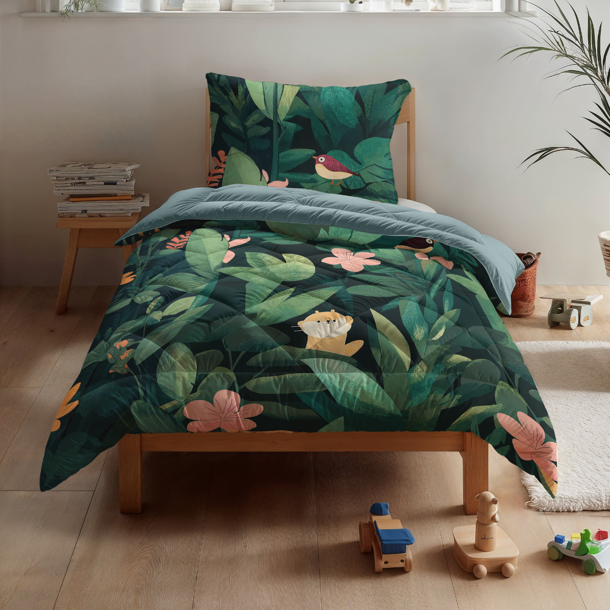 Zelesta Pure Kinderkatoenen Dekbed - Jungle Reis