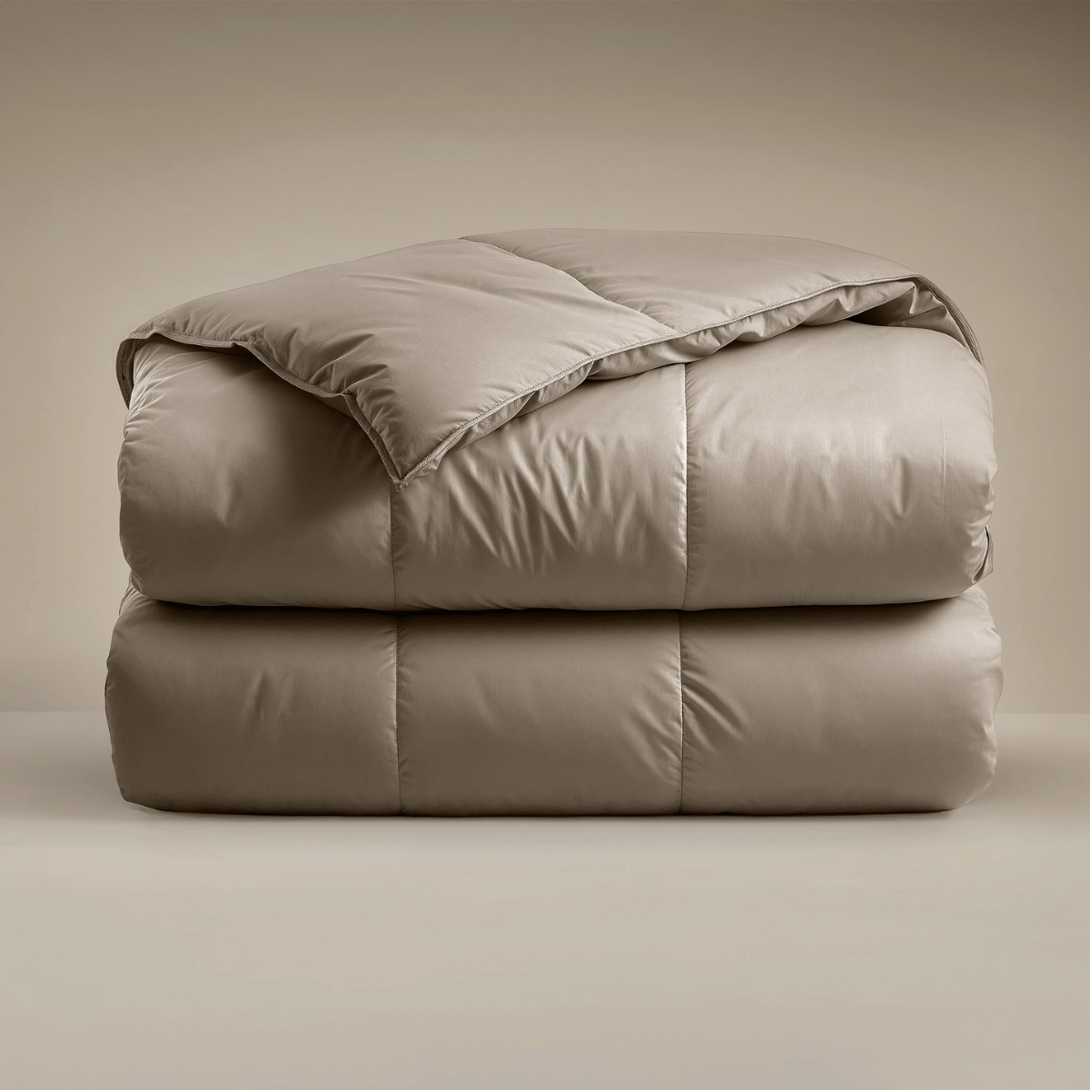 Zelesta Deluxe Uni Satin Cotton Duvet - Walnut Brown