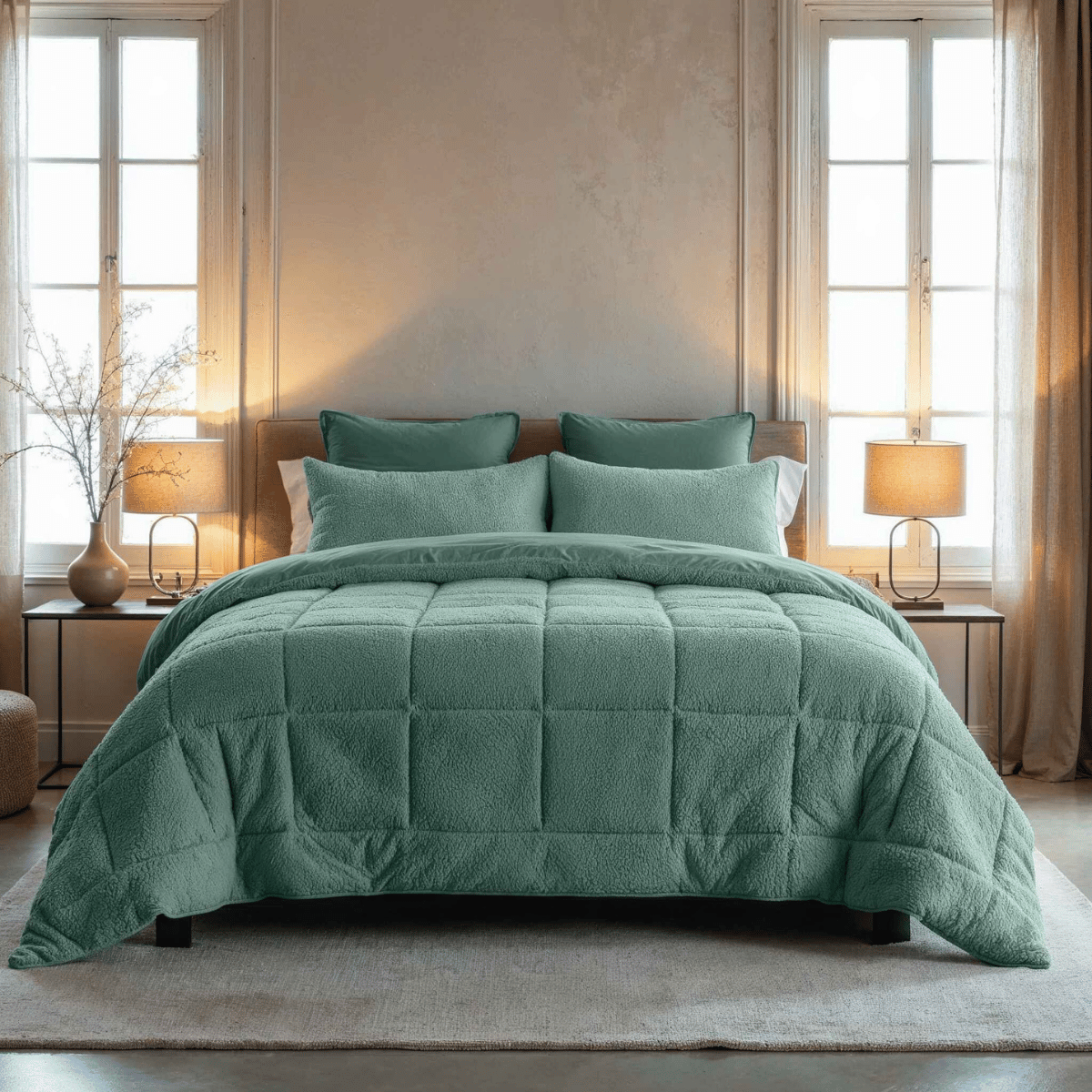 Zelesta Special Teddy Duvet - Green
