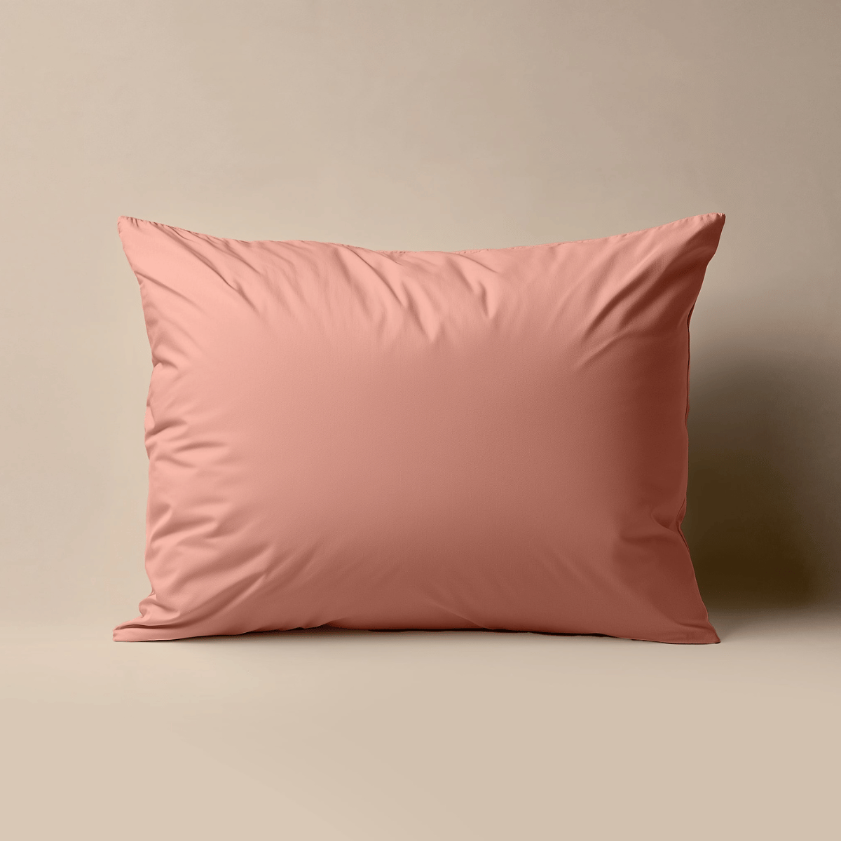 Zelesta Deluxe Percale Cotton Pillowcase Set Of 2 - Salmon, product view 2