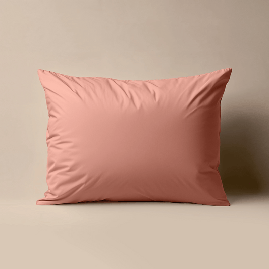 Zelesta Deluxe Percale Cotton Pillowcase Set Of 2 - Salmon, product view 2