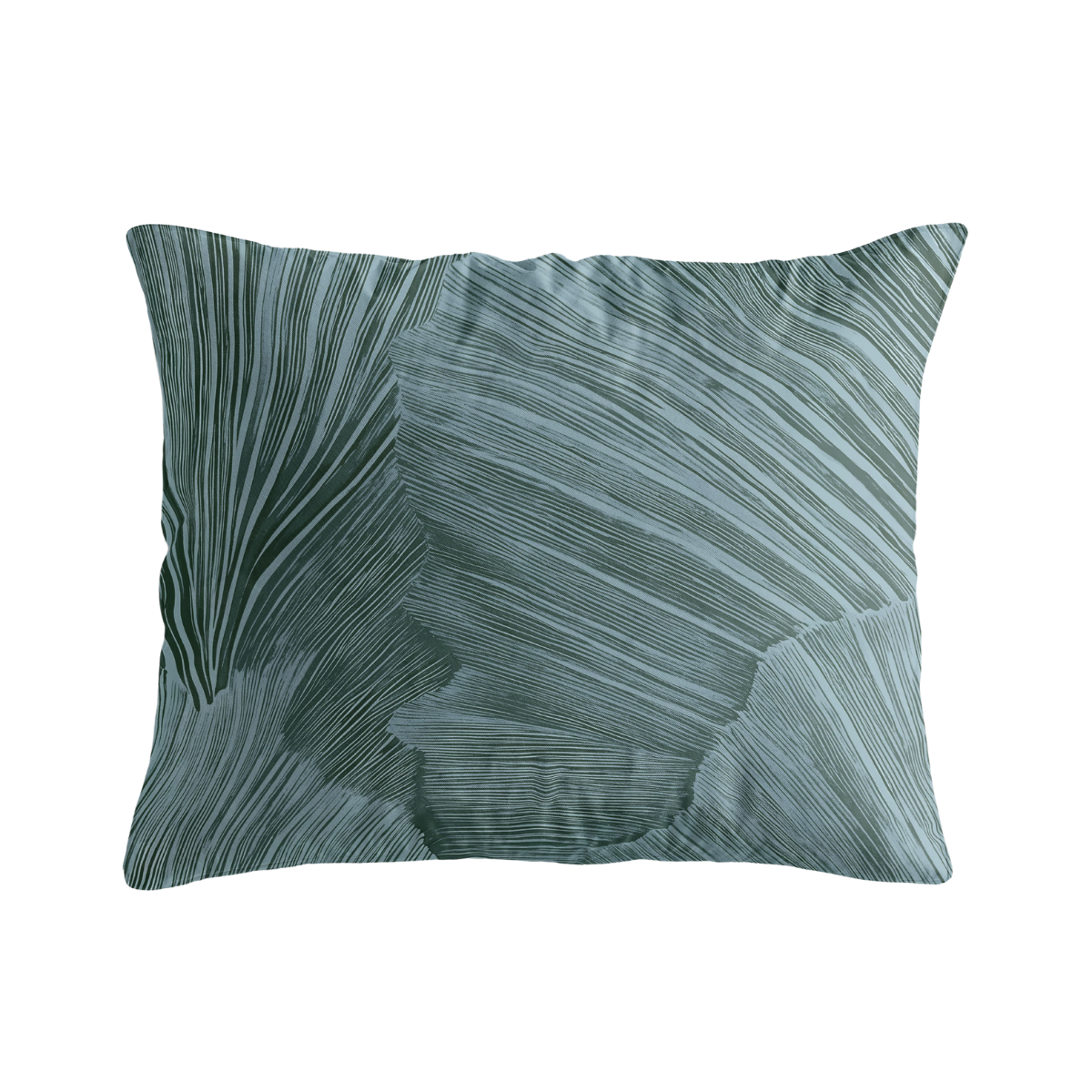Zelesta Pure Design Cotton Taies d'oreiller Lot de 2 - Vert botanique